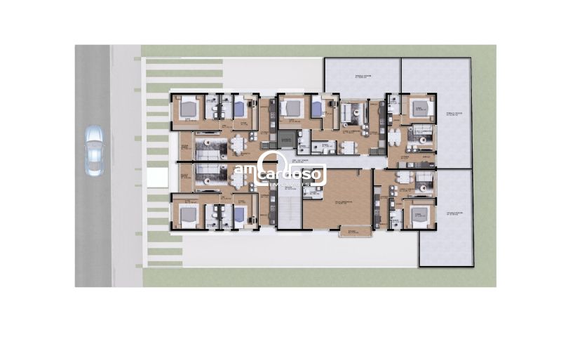 Apartamento 2 quarto(s)  no bairro Vila Ipiranga