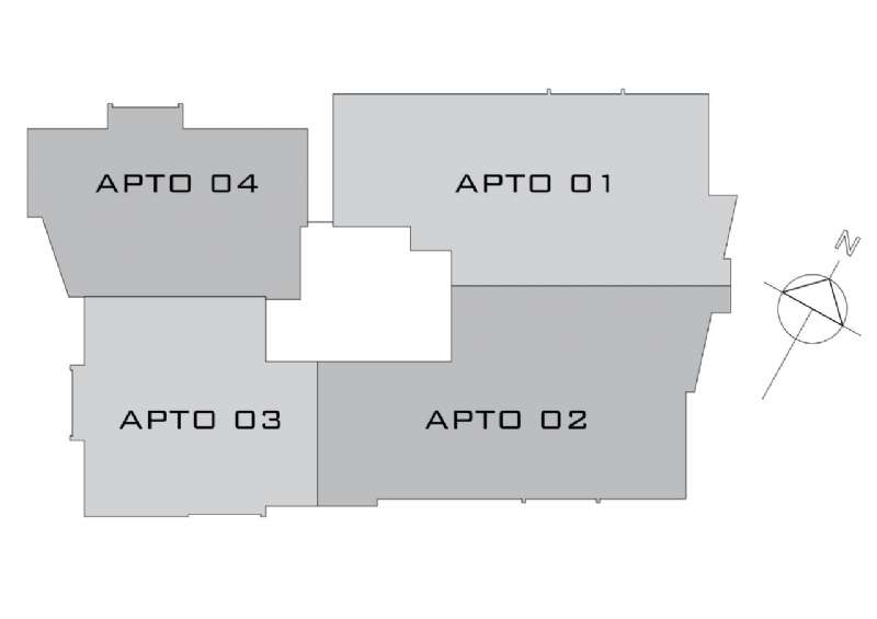 Apartamento 3 quartos  no Centro