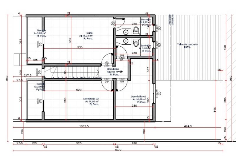 Casa em Condomnio 3 quartos  no Camobi