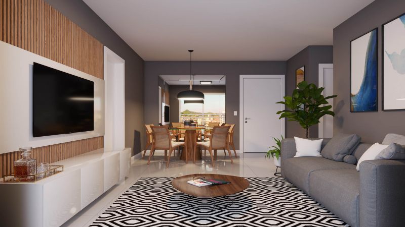 Apartamento 3 quartos  no Centro