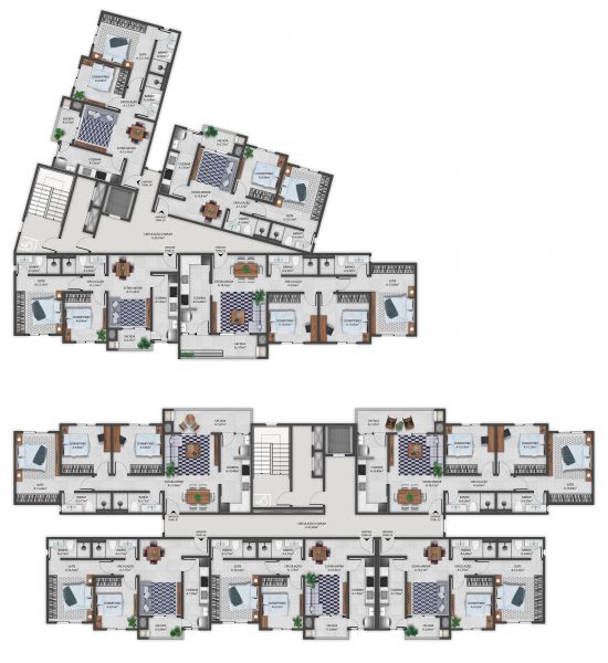 Apartamento 3 quartos  no Centro