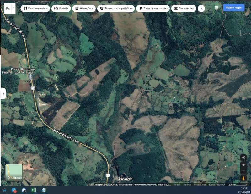 Terreno rural no bairro Centro