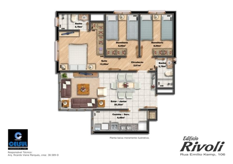 Apartamento 3 quarto(s)  no bairro Jardim Itu Sabará