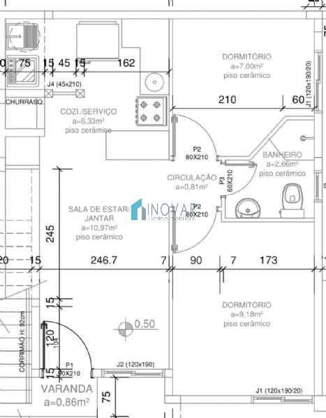 Apartamento 2 dormitórios no bairro Niterói