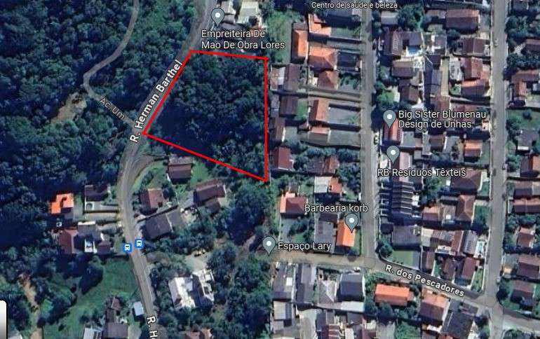 Terreno no bairro Velha em Blumenau - Quintal Imóveis - Imóveis em Blumenau e região