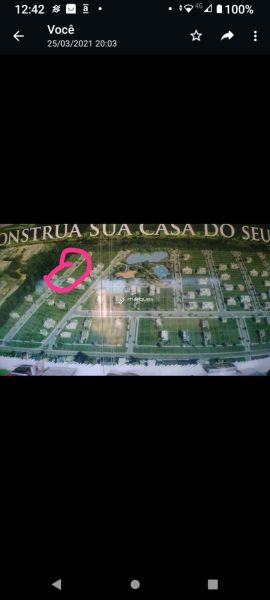 Terreno no bairro Areal