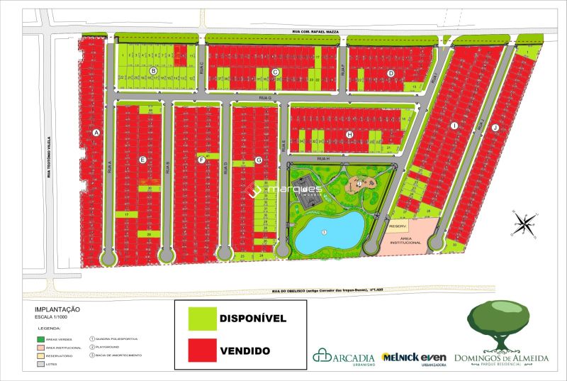 Terreno no bairro Areal