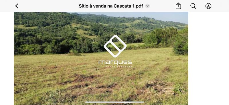 Sítio no bairro Cascata