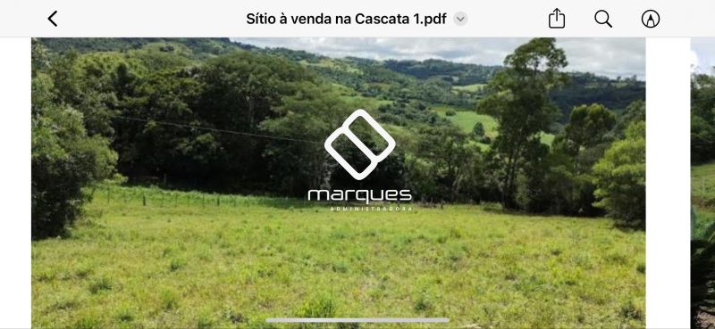 Sítio no bairro Cascata