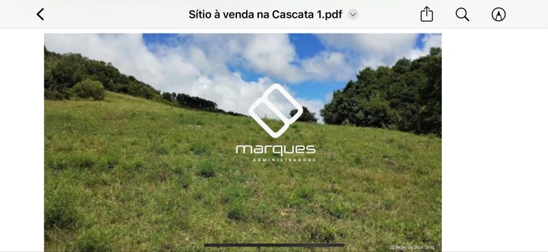 Sítio no bairro Cascata