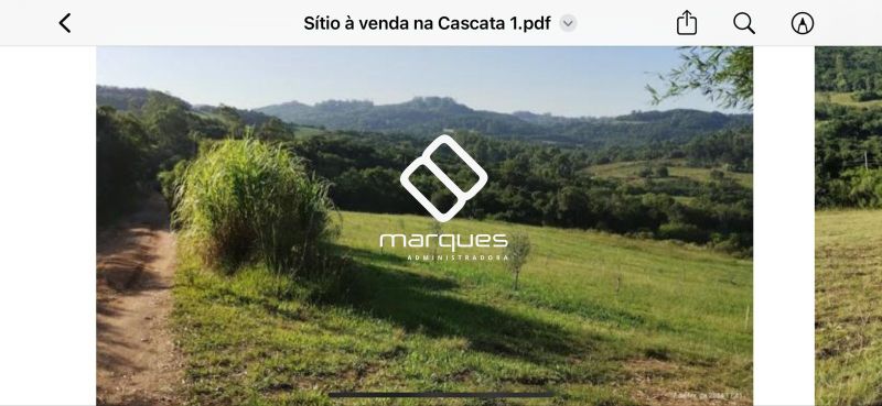 Sítio no bairro Cascata