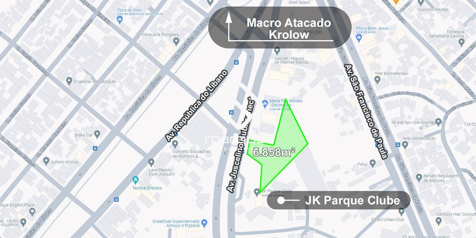 Terreno no bairro Areal