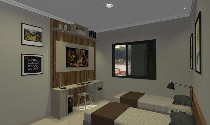 APARTAMENTO 2 quarto(s)  no Campo do Galvo