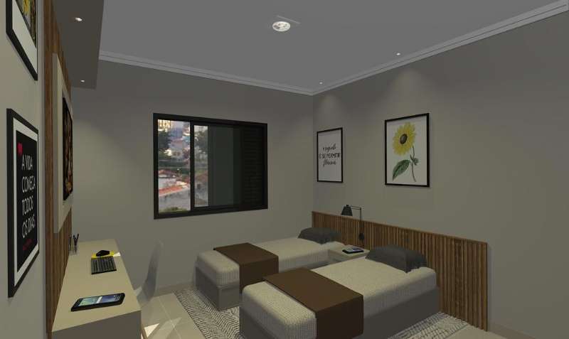 APARTAMENTO 2 quarto(s)  no Campo do Galvo